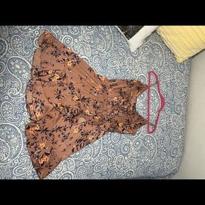 Express Mini Floral Dress (Worn once) Size Medium